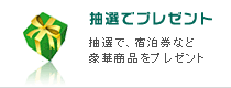 抽選でプレゼント