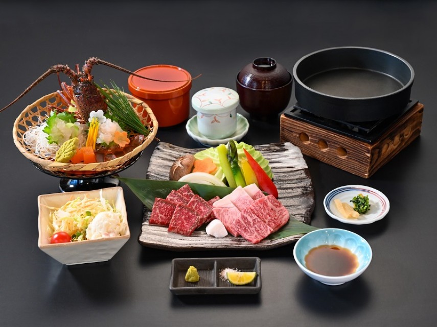 松阪牛&伊勢海老お造り