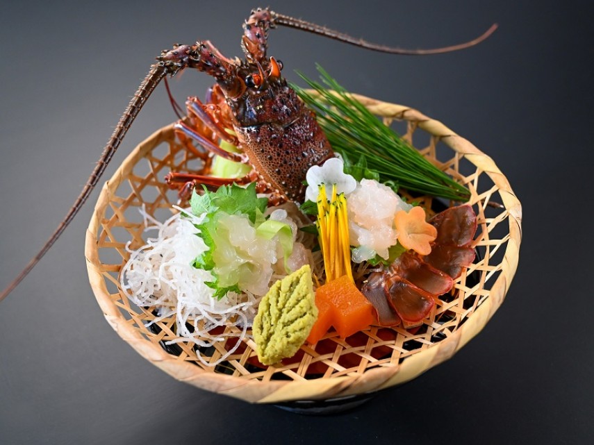 伊勢海老お造り