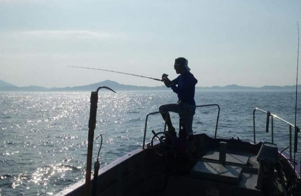 ジギング風景