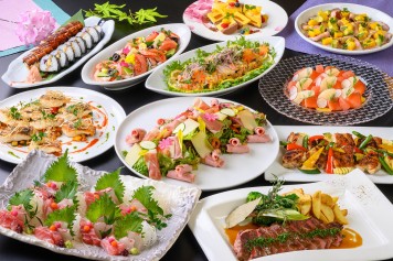 画像：卓上大皿料理