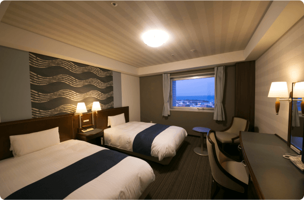 写真：ホテルグリーンパーク津の客室