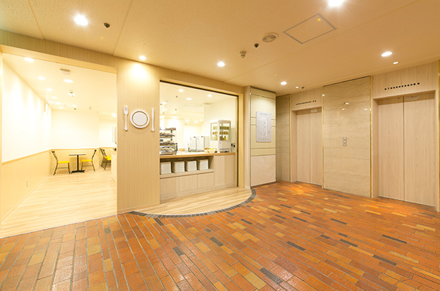 朝食コーナーエントランス