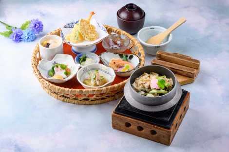 季節の花かご御膳-7月のお品書き-