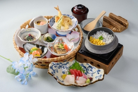 季節の花かご御膳-6月のお品書き-